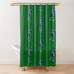 Quinn Hughes Goal Celebration Shower Curtain