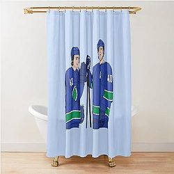 Quinn Hughes Elias Pettersson Shower Curtain