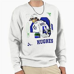 Quinn Hughes hockey player design 3 Pullover Sweatshirt