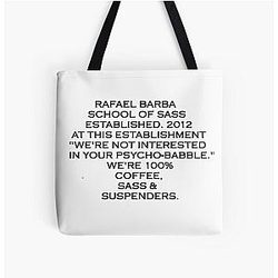 Rafael Barba All Over Print Tote Bag