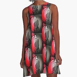 Lover Rafael barba A-Line Dress