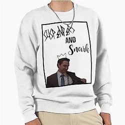 Rafael Barba Suspenders and Snark Pullover Sweatshirt