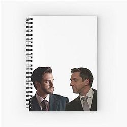 Rafael Barba and Frederick Chilton Spiral Notepad