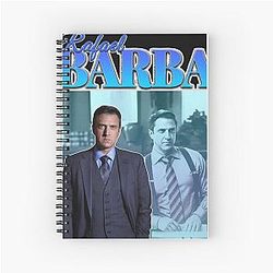 Rafael Barba 90s Inspired Vintage Classic Spiral Notebook