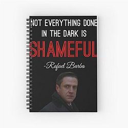 Rafael Barba Know It All Quote Spiral Notebook