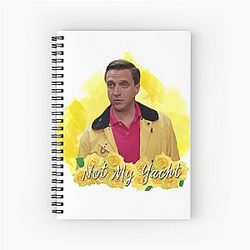 Rafael Barba Not My Boat Spiral Notebook