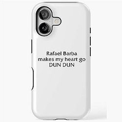 Rafael Barba makes my heart go tough iPhone case