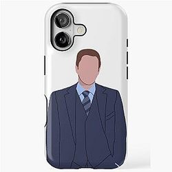 Rafael Barba Line Drawing iPhone Case