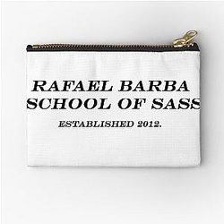 Rafael Barba School of Sass Zipper Pouch