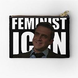 Rafael Barba Feminist Icon Zipper Pouch