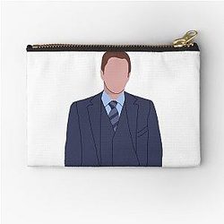 Rafael Barba Line Drawing Zipper Pouch
