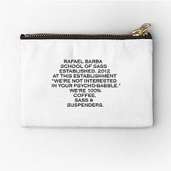 Rafael Barba School of Sass Zug Pouch