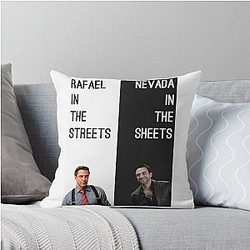 Rafael Barba vs Nevada Ramirez Throw Pillow