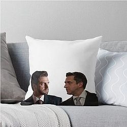 Rafael Barba and Frederick Chilton Throw Pillow
