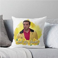 Rafael Barba - Not My Yacht Throw Cushion