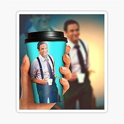Rafael Barba Coffee Sticker
