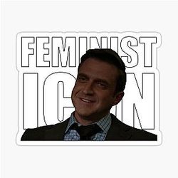 Rafael Barba Feminist Icon Sticker