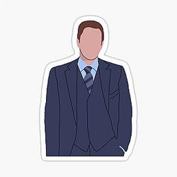 Rafael Barba Line Drawing Sticker