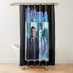 Rafael Barba 90s Inspired Classic Vintage Shower Curtain