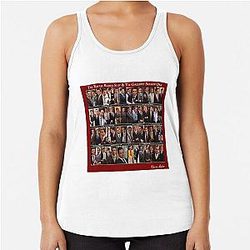 Rafael Barba Suit Tie Gallery: Season One Racerback Tank Top