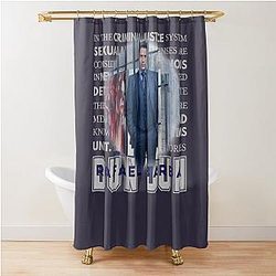 Retro Rafael Barba Shower Curtain