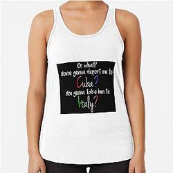 Rafael Barba Deportation Racerback Tank Top
