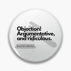 Rafael Barba Objection! Gavel Pin