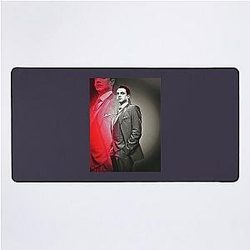 Lover Gift Desk Mat by rafael barba