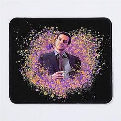 Rafael Barba Loves Coffee Mousepad