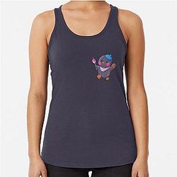 Rafayel Sooty Pelushie - Love and Deep Space Fanart Racerback Tank Top