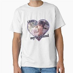 Love & Deepspace - Rafayel Otome Game LADS Qi Yu Sticker  I Love Rafayel My Boyfriend Classic T-Shirt