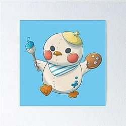 Rafayel Birb Pelushie - Love and Fanart Poster