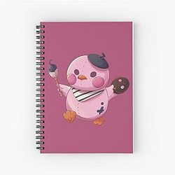 Rafayel Peach Blossom Pelushie DeepSpace Fanart Spiral Notebook