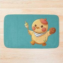 Rafayel Artsy Birb Pelushie Love and Deep Space Fanart Bath Mat