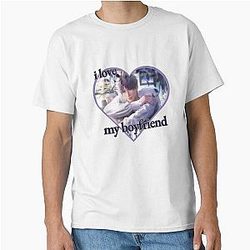 Love Deepspace Rafayel Otome Game LADS Qi Yu Sticker I Love Rafayel I Love My Boyfriend Classic T-Shirt