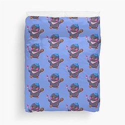 Rafayel Sooty Birb Pelushie - Love and Fanart Duvet Cover
