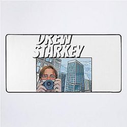 Cartoon Rafe Cameron Outer Banks Fan Art - Drew Starkey OBX Aesthetic Design Desk Mat