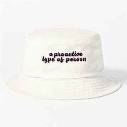 Rafe Cameron, Proactive type of person, wears a Bucket Hat.