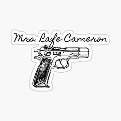 Mrs Rafe Cameron Sticker