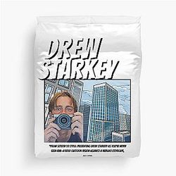 Cartoon Rafe Cameron Outer Banks Fan Art Drew Starkey OBX Aesthetic Design Duvet Cover