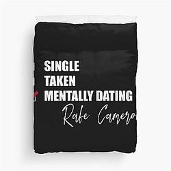 Mentally Dating Rafe Duvet Cover