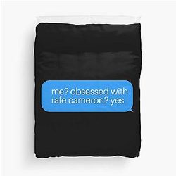 Obsessed Rafe Cameron Duvet Cover