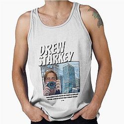 Cartoon Rafe Cameron Outer Banks Fan Art - Drew Starkey OBX Design Tank Top