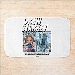 Cartoon Rafe Cameron Outer Banks Fan Art - Drew Starkey OBX Aesthetic Design Bath Mat