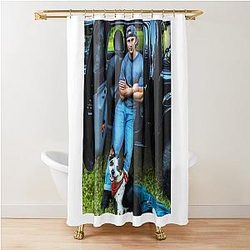 Rafe Cameron Art Shower Curtain