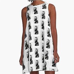 Ragnar Lothbrok Style Viking Warrior - Norse Mythology Legend Sketch Art Dress