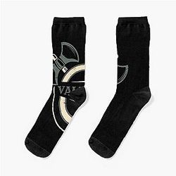 Viking Ragnar Valhalla Bird Warrior Former King Tees Socks