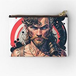 Viking Ragnar Lothbrok Zipper Pouch