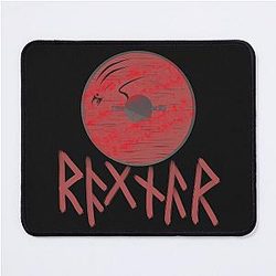 Bloody shield of Ragnar Lothbrok Mousepad