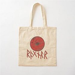 Bloody Shield of Ragnar Lothbrok Cotton Tote Bag
